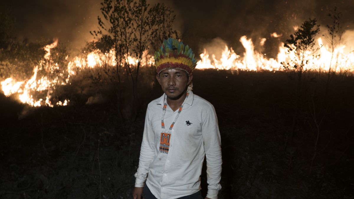 As the Amazon fires rage members of this indigenous community brace for their world to changes