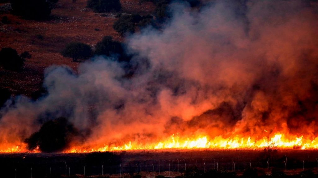 Israel and Hezbollah exchange border fire for first time in years