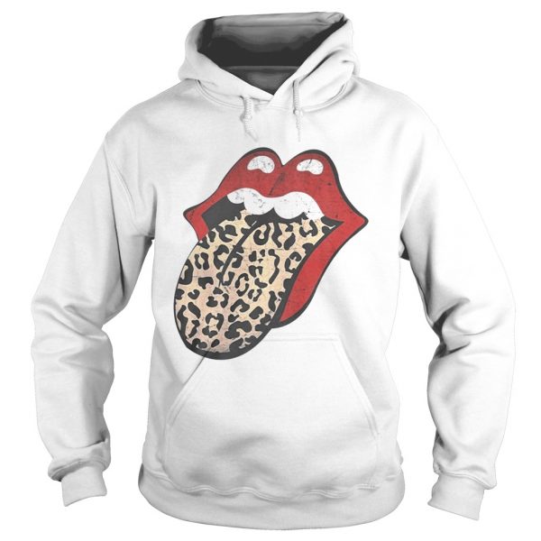 rolling stone t shirt with leopard tongue