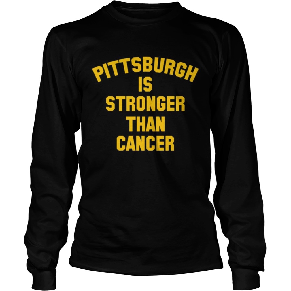 pittsburgh steelers stronger than cancer shirt