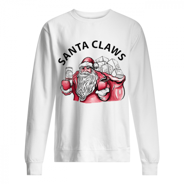 white claw santa claws shirt