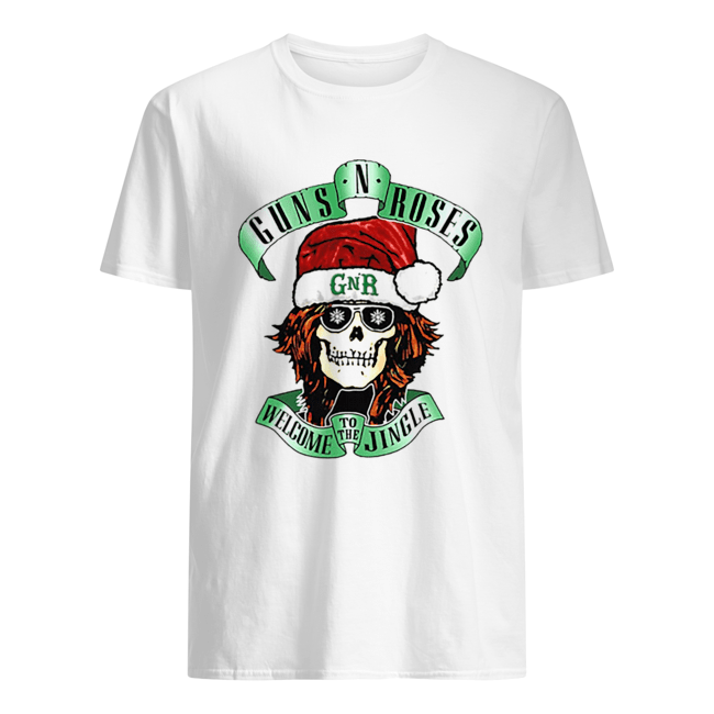 Skull Santa Guns N Roses GNR welcome to the Jingle shirt - Trend T ...