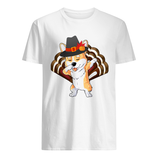 Dabbing Corgi Turkey Thanksgiving Gift shirts