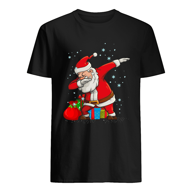 Dabbing Dancing Santa Christmas shirts