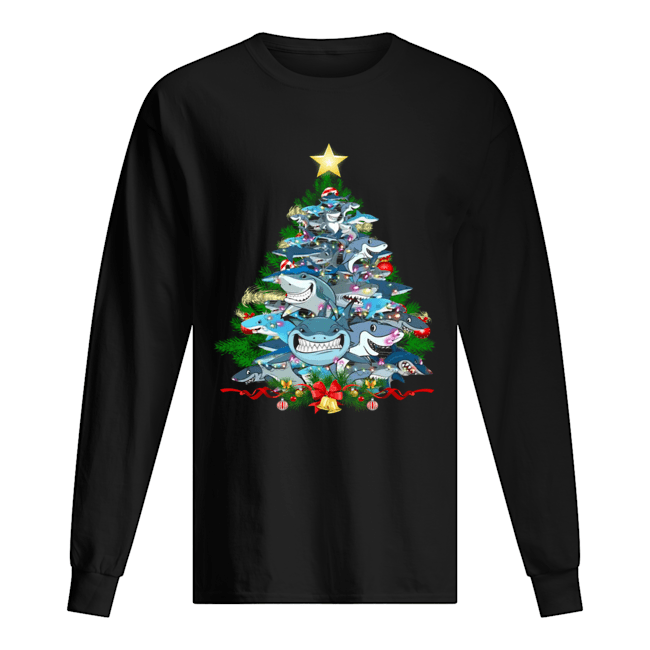 shark christmas t shirt