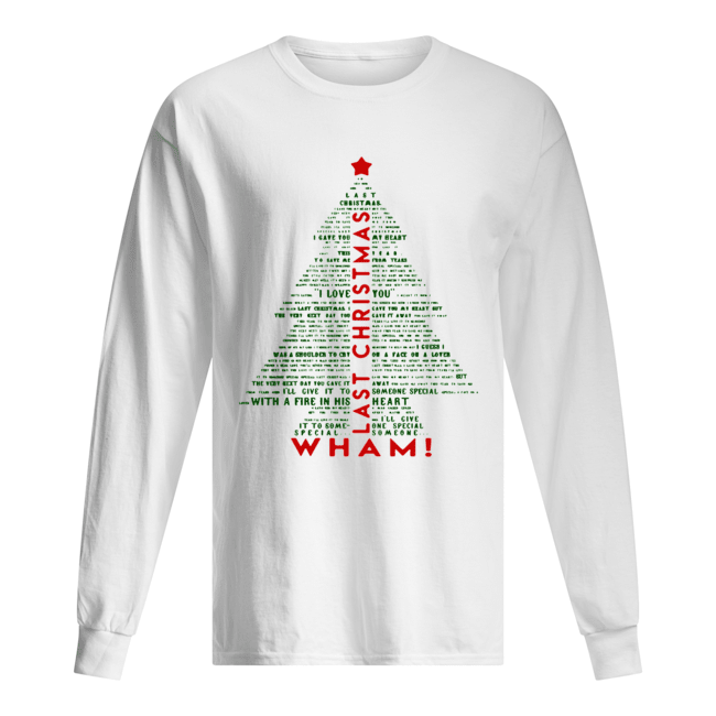 wham last christmas t shirts