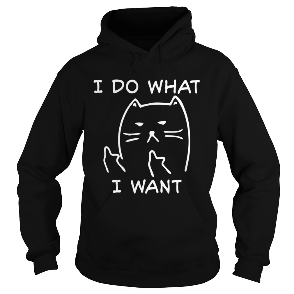 Funny Cat I Do What I Want With My Cat Hoodie