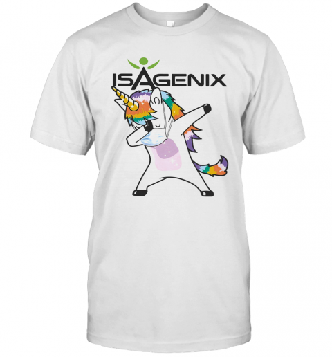 Dabbing Unicorn Mask Isagenix Logo Coronavirus T-Shirts