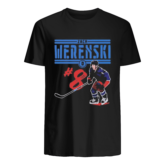 Zach Werenski 8 Columbus Hockey T-Shirts