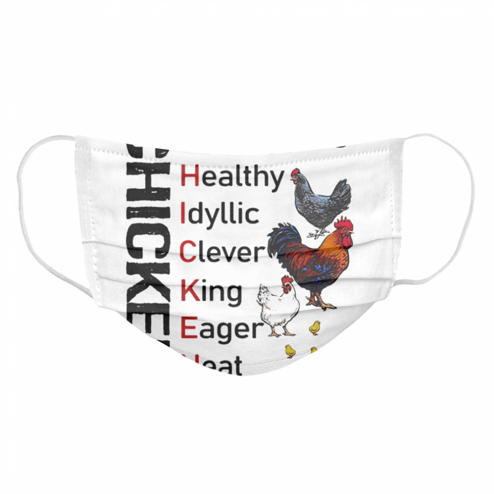 Chicken courageous healthy idyllic clever king eager neat Cloth Face Mask