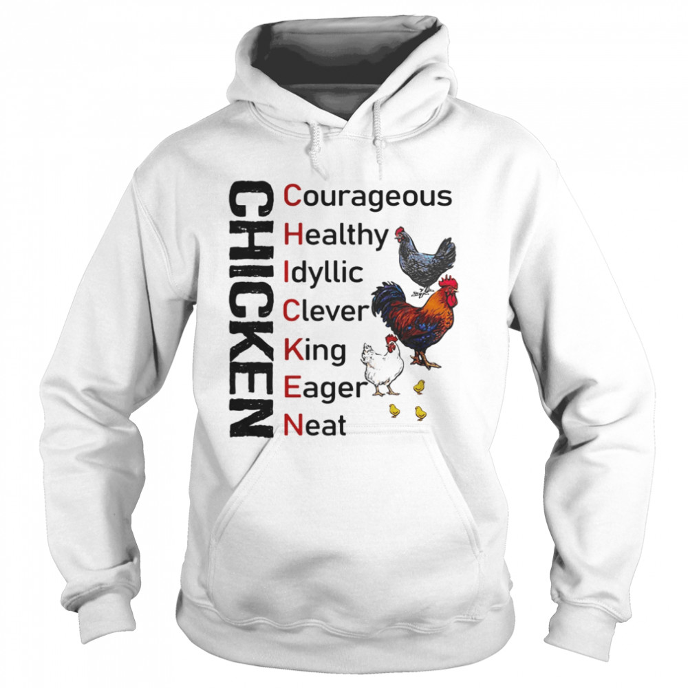 Chicken courageous healthy idyllic clever king eager neat Unisex Hoodie