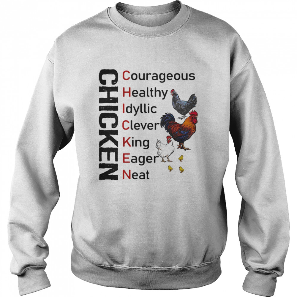 Chicken courageous healthy idyllic clever king eager neat Unisex Sweatshirt