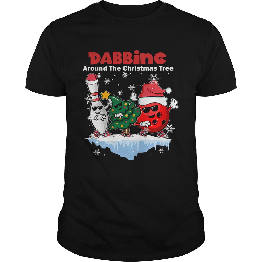 Dabbing Around The Christmas Tree shirts