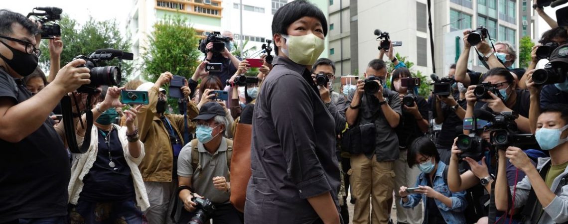 Hong Kong journalist appears in court as crackdown fears grows