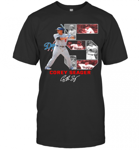 5 Corey Seager Los Angeles Dodgers Signature T-Shirts