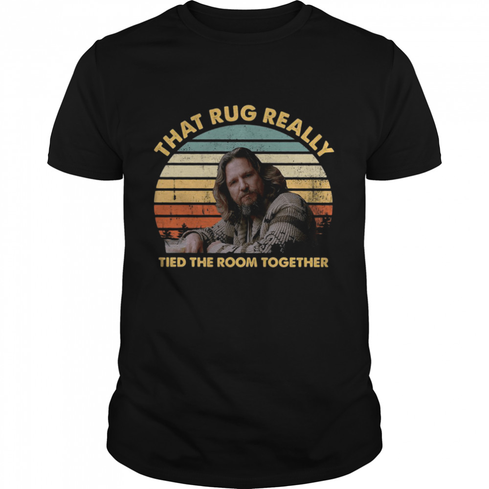 Big Lebowski that rug really tied the room together vintage shirts