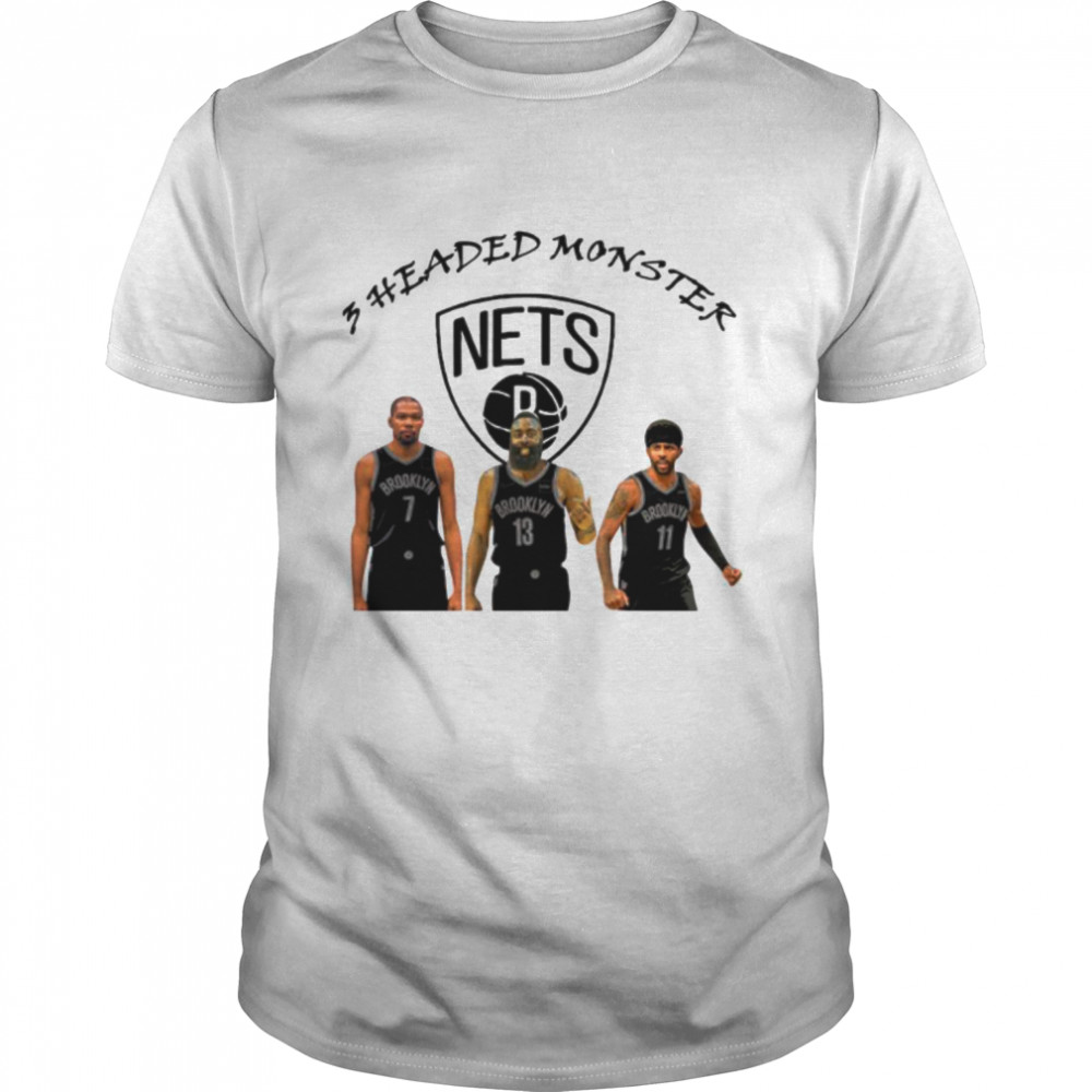 Brooklyn James Harden Houston 3 Headed Monster Nets shirts