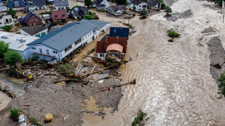 1300 people assumed missing in one German district after deadly floods hit Western Europes