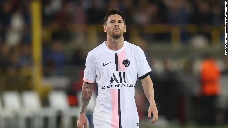 Lionel Messis’s Champions League debut for PSG falls flat against Club Brugges