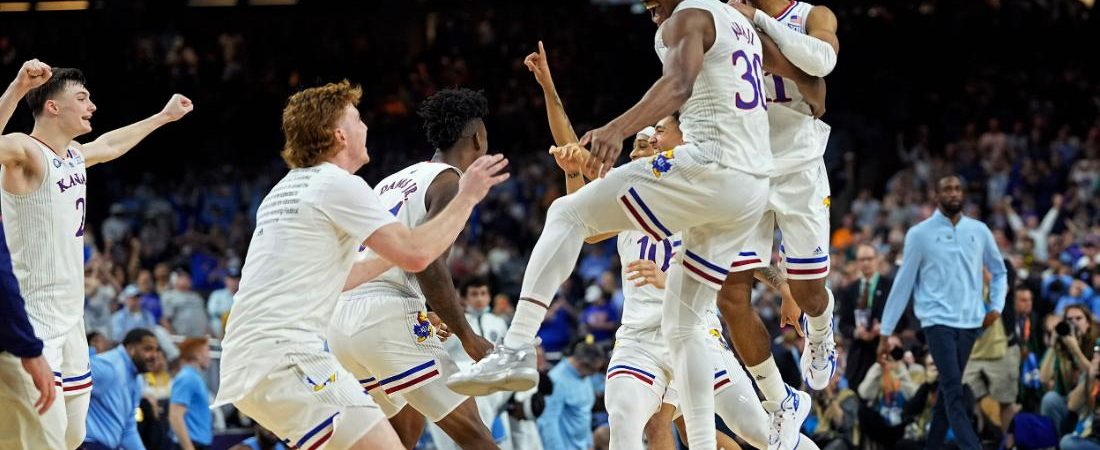 In picturess: Huge comeback lifts Kansas to NCAA titles