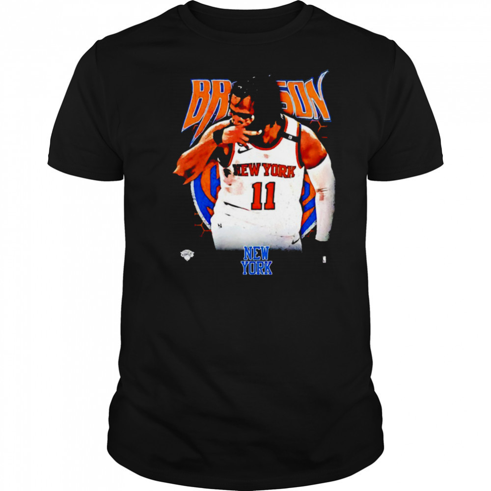 Jalen Brunson NY Knicks player collage shirt