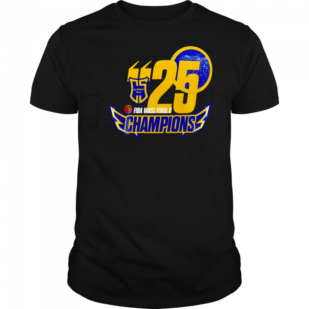 2025 Al Riyadi Fiba Wasl Final 8 Champions shirt