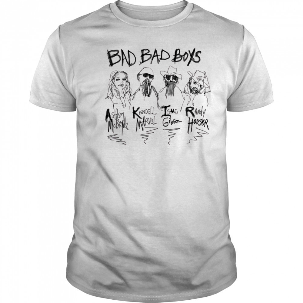 49 Winchester Bad Bad Boys Ashley McBryde Kendell Marvel Isaac Gibson Randy Houser Painting t-shirt