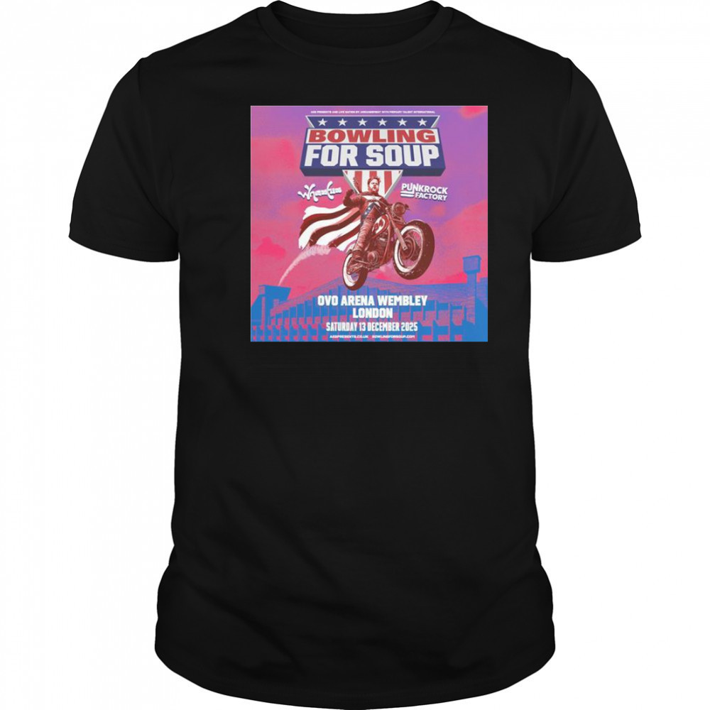 Bowling For Soup London Tour OVO Arena 13 Dec 2025 Motor T-Shirt