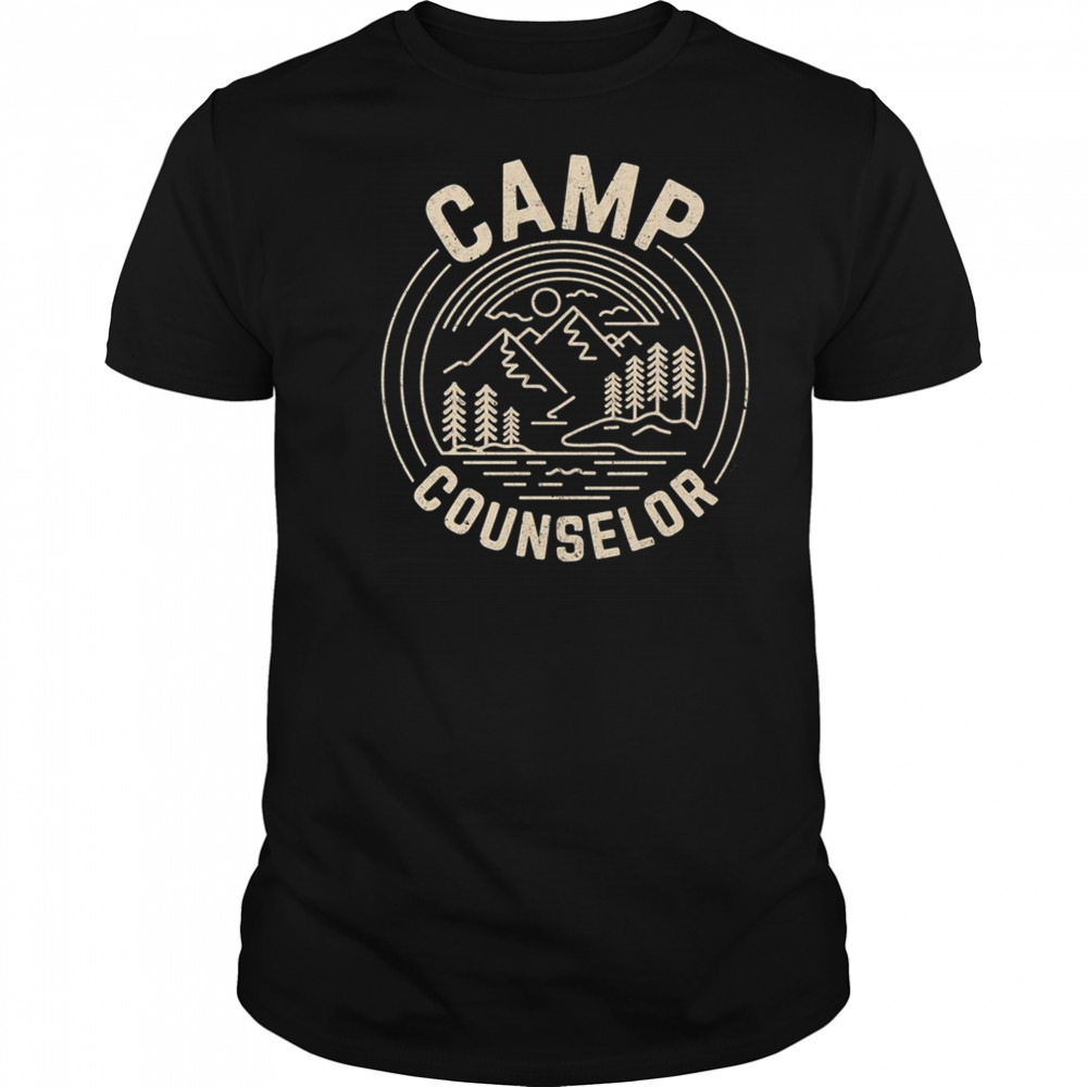 Camp Counselor School Camper Summer Camping Counselor Staff shirt