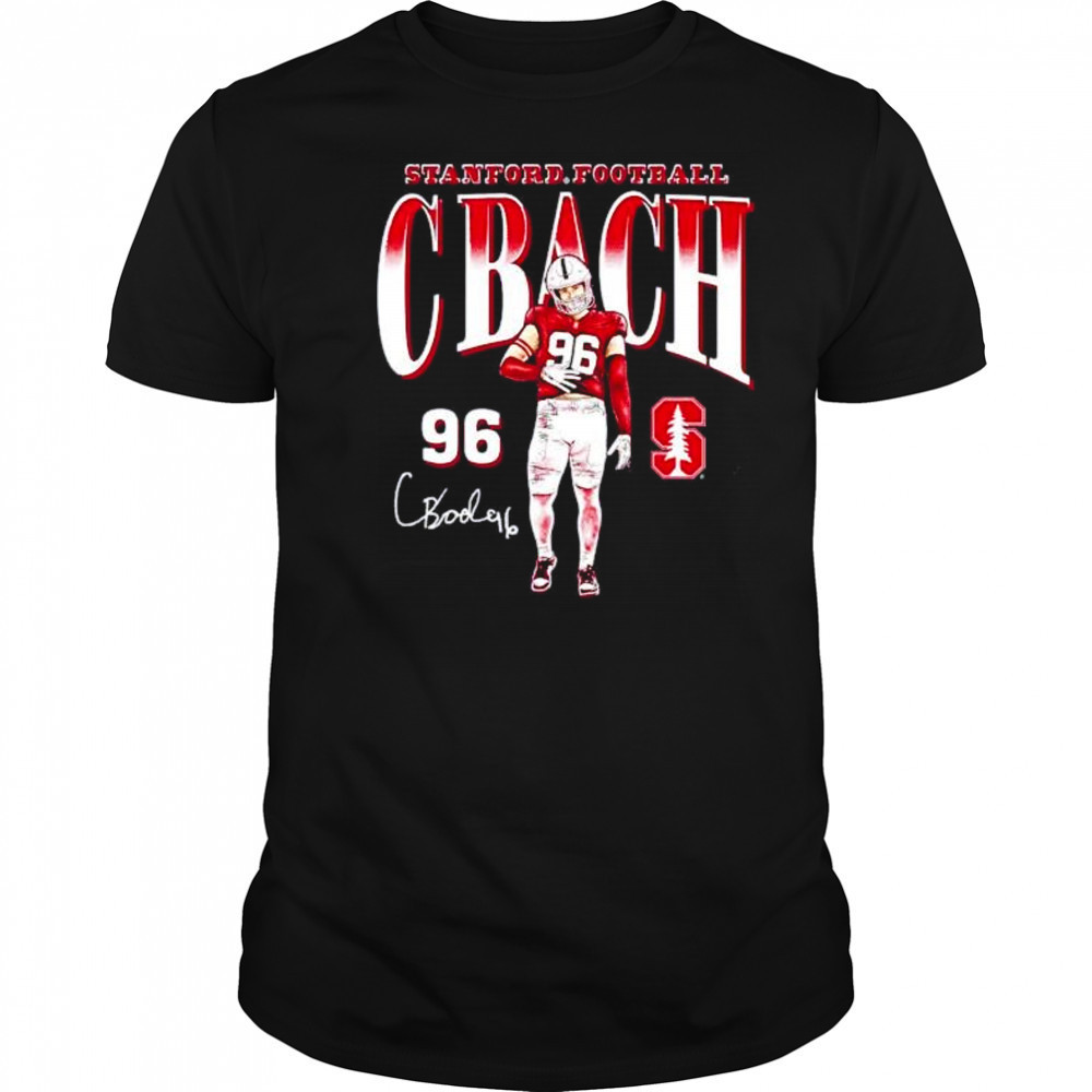 Connor Bachhuber Stanford Cardinal football signature shirt