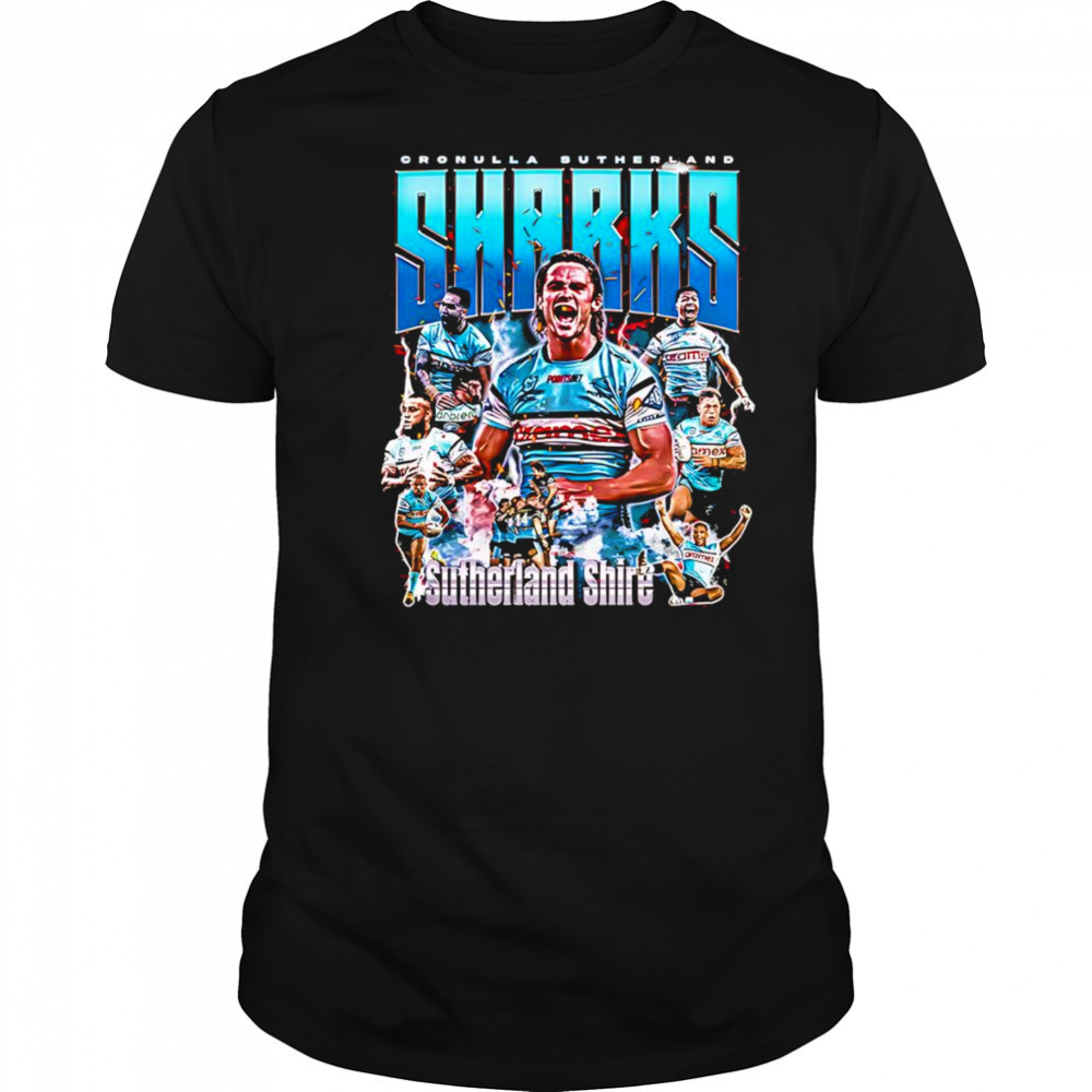 Cronulla-Sutherland Sharks graphic shirt