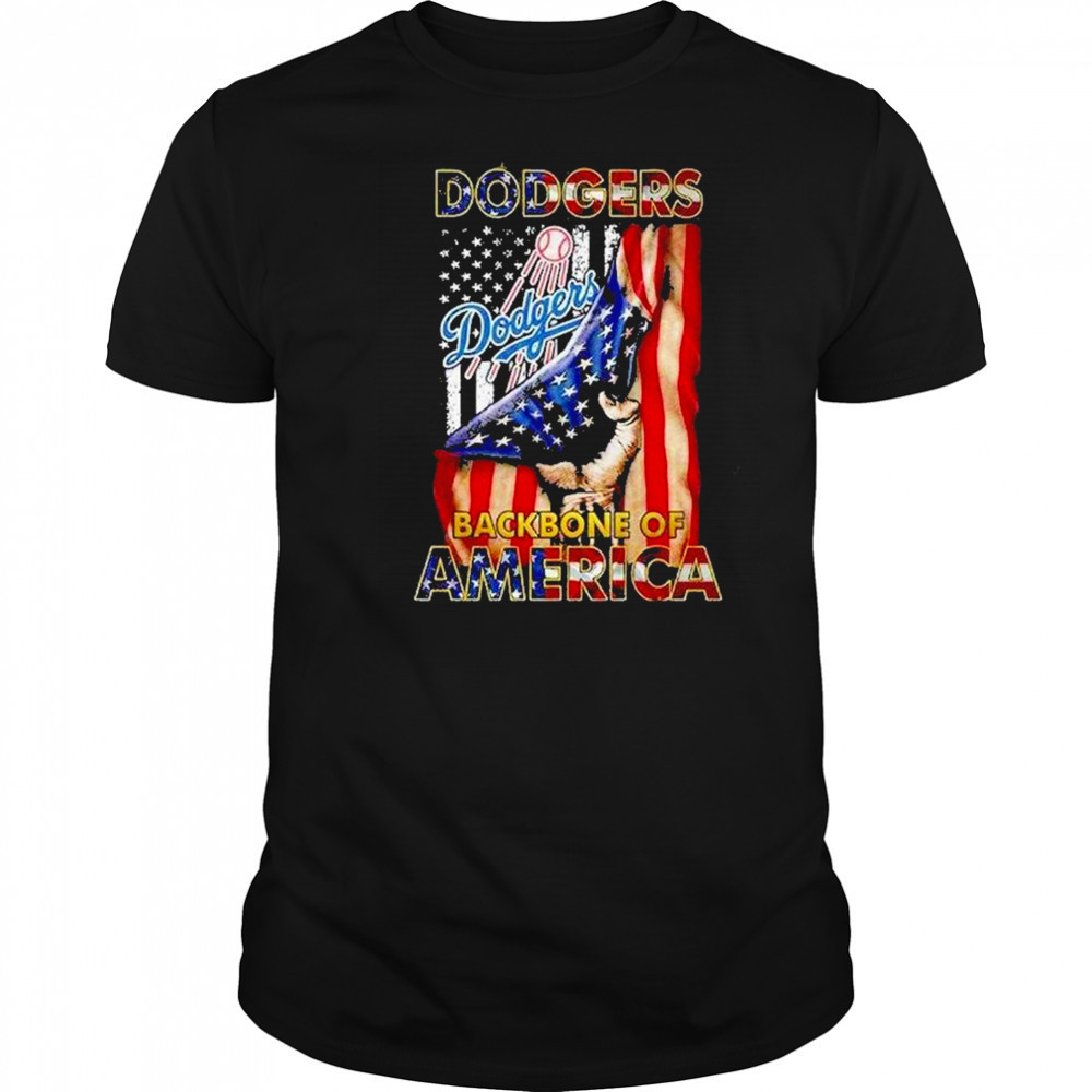 Dodgers Backbone Of America July 4th Shirt