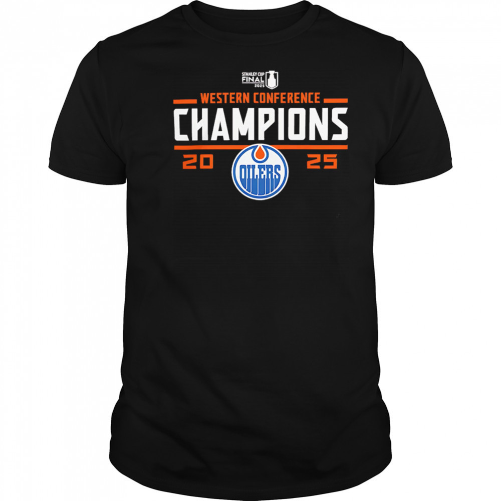 Edmonton Oilers 2025 Western Conference Champions shirt