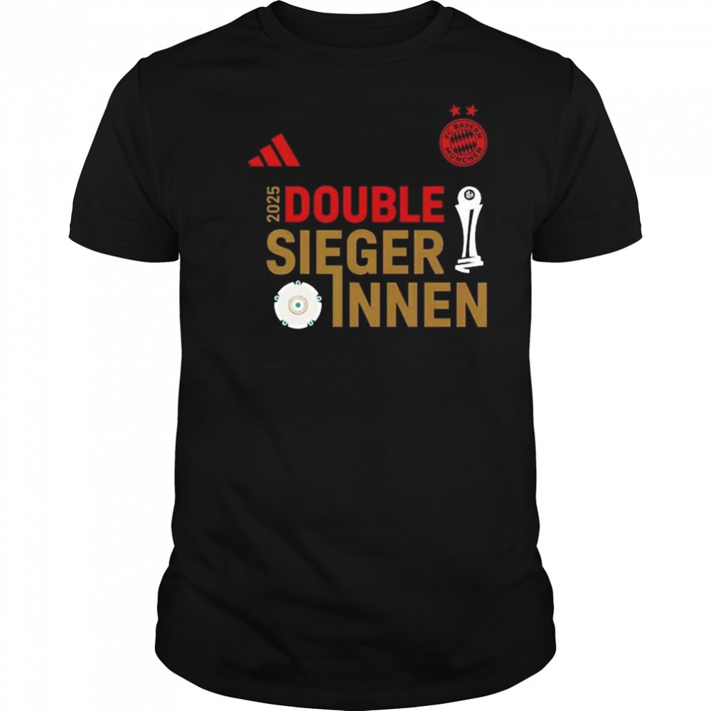 FC Bayern Munich Deutscher Meister 2025 Double Siegerinnen Shirt