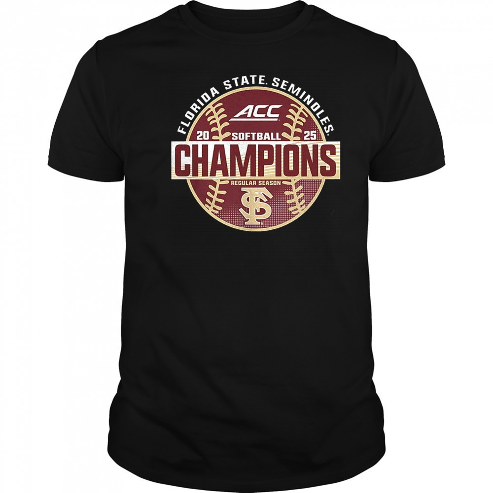 Florida State Seminoles 2025 ACC Softball Regular Season Champions shirt