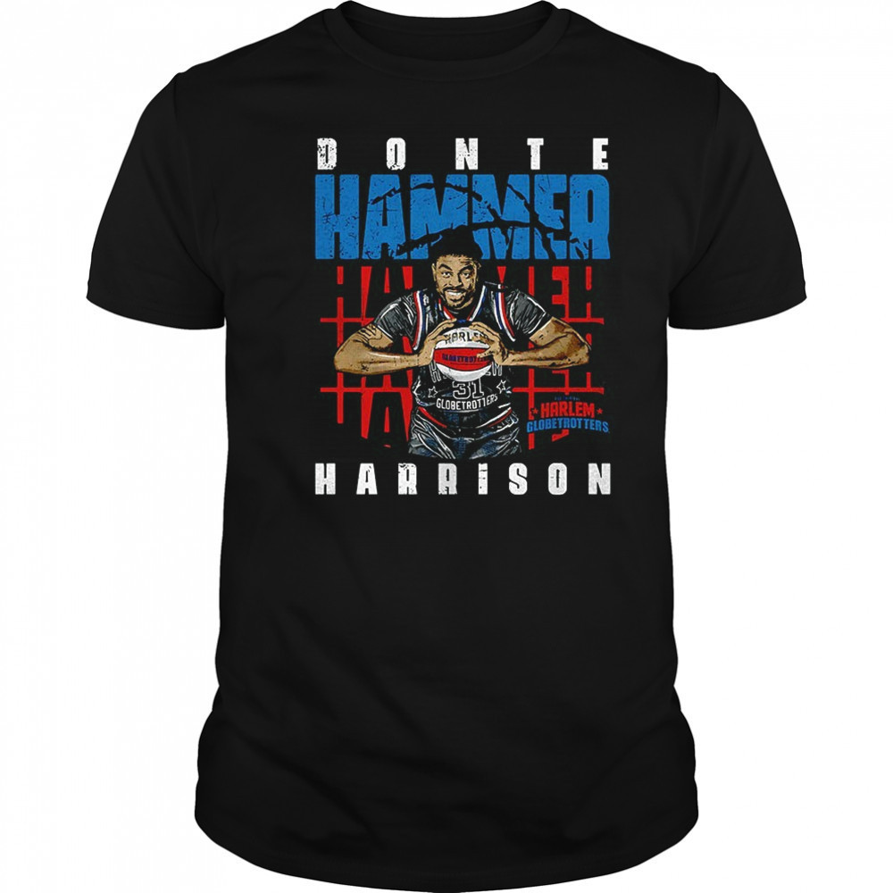 Hammer Harrison Harlem Globetrotters pose shirt