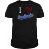 I Love Los Angeles Baseball T-Shirt