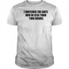 I watched the nats win in less than two hours shirt