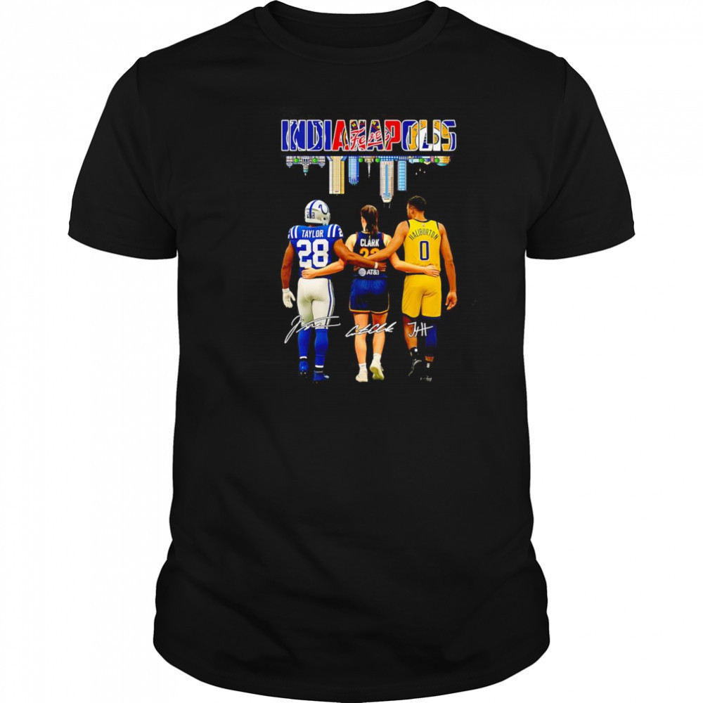 Indianapolis Taylor Clark and Haliburton shirt