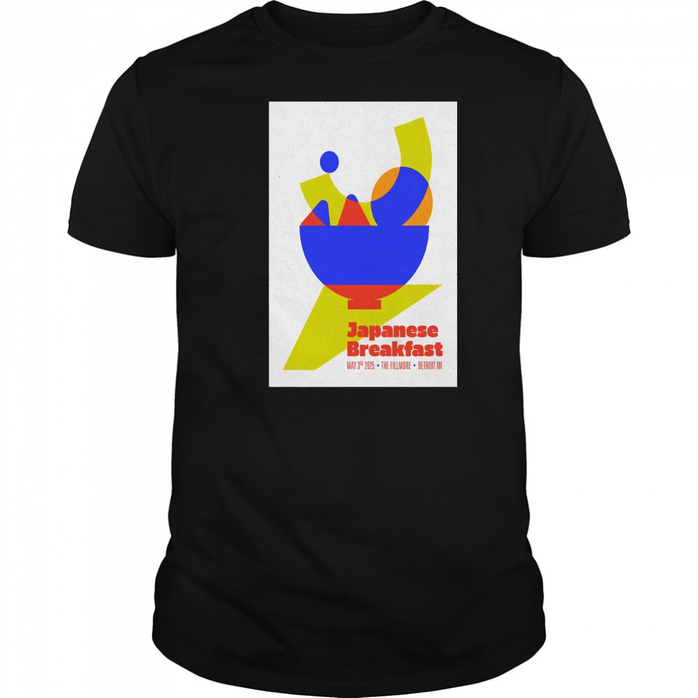 Japanese Breakfast The Fillmore Detroit MI May 3 2025 Show t-shirt