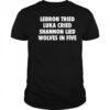 LeBron Tried Luka Cried Shannon Lied Wolves In Five 2025 t-shirt