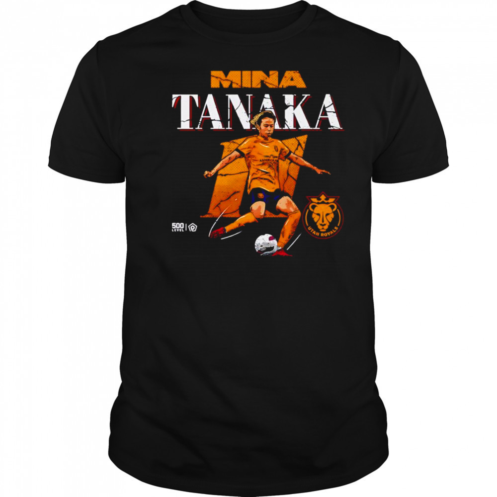 Mina Tanaka Utah Royals cracked number shirt