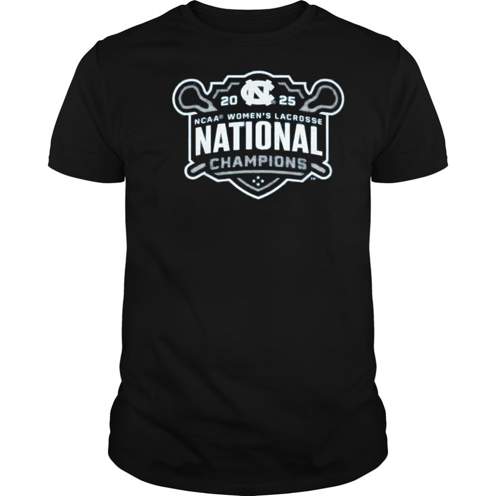 North Carolina Tar Heels 2025 NCAA Women’s Lacrosse National Champions Inside Carolina t-shirt