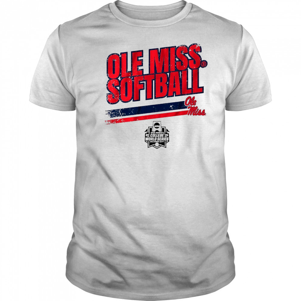 Ole Miss Rebels Softball Women’s College World Series Stripe NCAA 2025 t-shirt