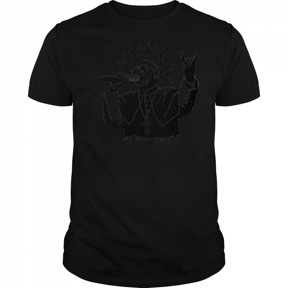Pope Francis Metal T-shirt