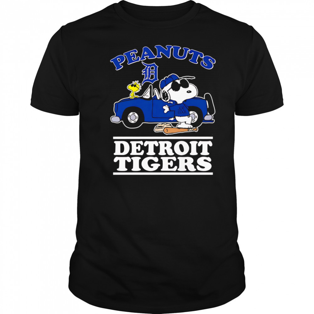 Snoopy and Woodstock Peanuts Detroit Tigers shirt