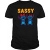 Stitch you think I’m sassy you should meet the girl I gave birth to shirt