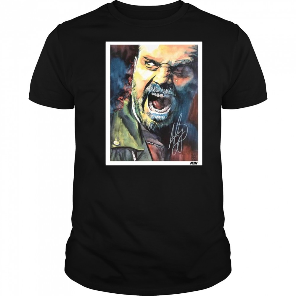 The Art of Rob Schamberger – Hangman Adam AEW Signature t-shirt