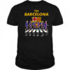 The Barcelona Abbey Road Lewandowski Raphinha and Lamine Yamal signature shirt