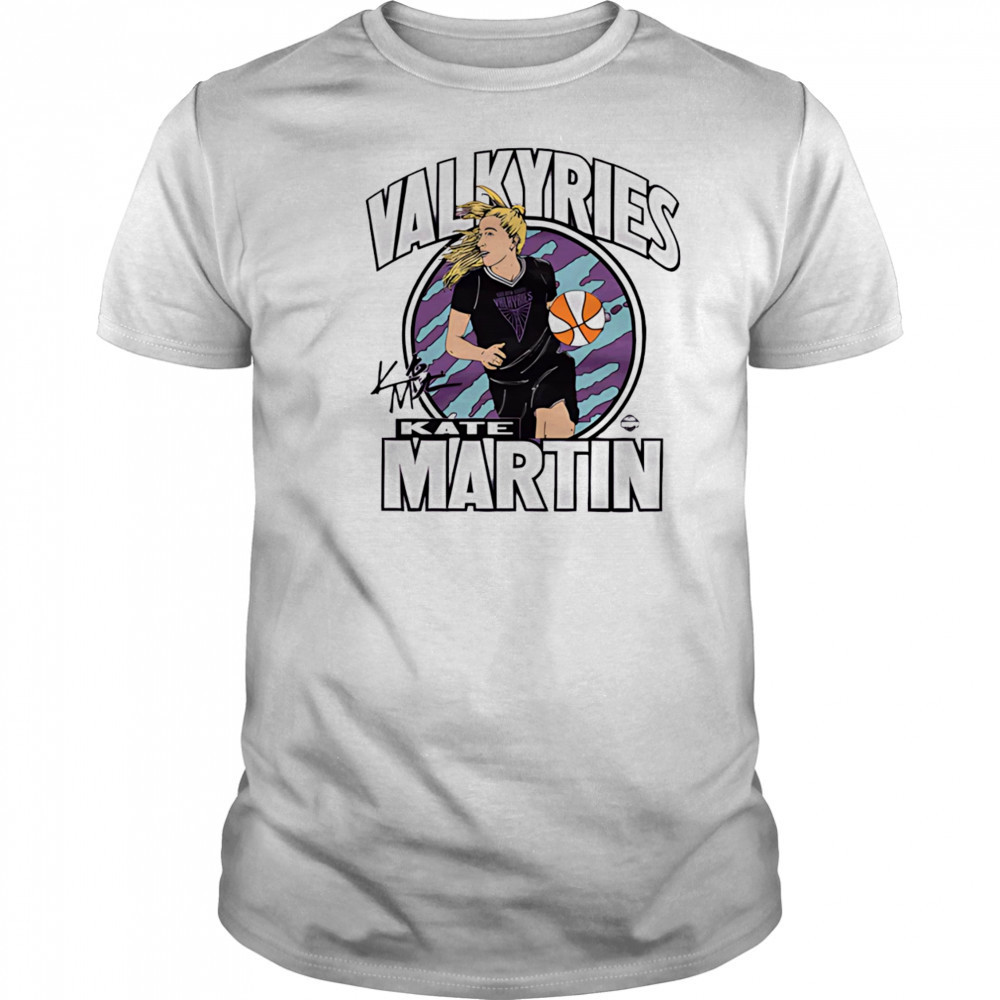 Valkyries Kate Martin signature caricature shirt